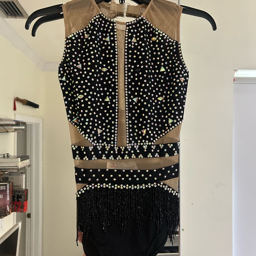 Beautifully stoned dance costume